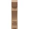 Ekena Millwork 8-in W x 26-in D x 32-in H Balboa Slat Rough Cedar Woodgrain TimberThane Outlooker, Primed Tan OUTUR080X26X32BOA24RCPR - alternate 6